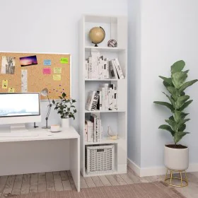 Regal aus glänzend weißem Sperrholz, 45 x 24 x 159 cm von vidaXL, Bücherregale und Regale - Ref: Foro24-800114, Preis: 57,29 ...