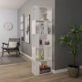 Regal aus glänzend weißem Sperrholz, 45 x 24 x 159 cm von vidaXL, Bücherregale und Regale - Ref: Foro24-800114, Preis: 57,29 ...