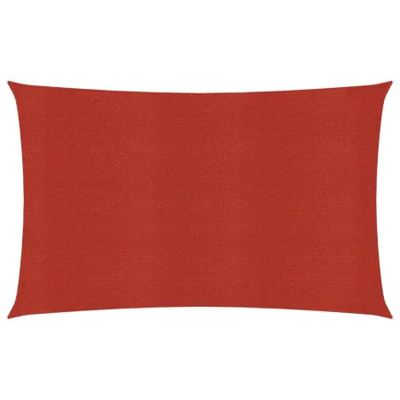 Toldo de vela HDPE rojo 160 g/m² 2x4 m de vidaXL, Sombrillas - Ref: Foro24-311614, Precio: 31,34 €, Descuento: %