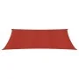 Sail awning HDPE red 160 g/m² 2x4 m by vidaXL, Umbrellas - Ref: Foro24-311614, Price: 31,34 €, Discount: %