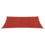 Toldo de vela HDPE rojo 160 g/m² 2x4 m de vidaXL, Sombrillas - Ref: Foro24-311614, Precio: 31,34 €, Descuento: %
