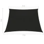Sail awning HDPE black 160 g/m² 3/4x2 m by vidaXL, Umbrellas - Ref: Foro24-311763, Price: 19,69 €, Discount: %