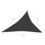 Black HDPE sail awning 160 g/m² 3x4x5 m by vidaXL, Umbrellas - Ref: Foro24-311751, Price: 32,14 €, Discount: %