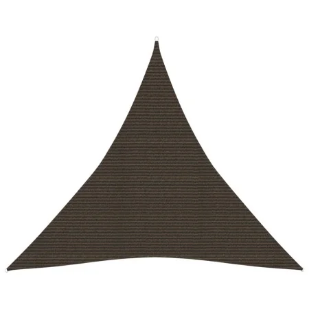 Toldo de vela HDPE marrón 160 g/m² 5x5x5 m de vidaXL, Sombrillas - Ref: Foro24-311812, Precio: 43,52 €, Descuento: %