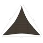Toldo de vela HDPE marrón 160 g/m² 5x5x5 m de vidaXL, Sombrillas - Ref: Foro24-311812, Precio: 43,52 €, Descuento: %