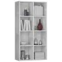 Gray plywood shelving/sideboard 66x30x130 cm by vidaXL, Bookcases and shelves - Ref: Foro24-800157, Price: 75,24 €, Discount: %