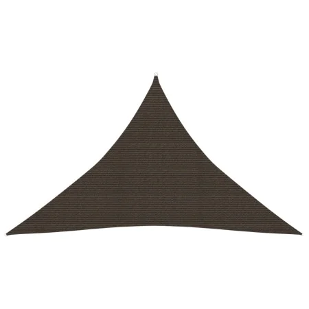 Brown HDPE sail awning 160 g/m² 5x5x6 m by vidaXL, Umbrellas - Ref: Foro24-311815, Price: 44,42 €, Discount: %