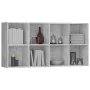 Gray plywood shelving/sideboard 66x30x130 cm by vidaXL, Bookcases and shelves - Ref: Foro24-800157, Price: 75,24 €, Discount: %