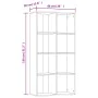 Gray plywood shelving/sideboard 66x30x130 cm by vidaXL, Bookcases and shelves - Ref: Foro24-800157, Price: 75,24 €, Discount: %