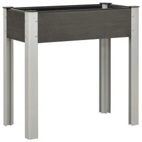 Garden growing table WPC gray 75x40x75 cm by vidaXL, Pots and planters - Ref: Foro24-149010, Price: 62,27 €, Discount: %