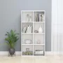 Regal/Sideboard weiß glänzend Furnier 66x30x130 cm von vidaXL, Bücherregale und Regale - Ref: Foro24-800159, Preis: 88,95 €, ...