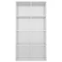 Shelving unit/Sideboard in glossy white plywood 66x30x130 cm by vidaXL, Bookcases and shelves - Ref: Foro24-800159, Price: 88...