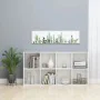 Regal/Sideboard weiß glänzend Furnier 66x30x130 cm von vidaXL, Bücherregale und Regale - Ref: Foro24-800159, Preis: 88,95 €, ...
