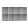 Shelving unit/Sideboard in glossy white plywood 66x30x130 cm by vidaXL, Bookcases and shelves - Ref: Foro24-800159, Price: 88...
