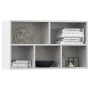 White plywood shelving/sideboard 50x25x80 cm by vidaXL, Bookcases and shelves - Ref: Foro24-800162, Price: 42,20 €, Discount: %