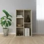 Regal/Sideboard aus Eichenfarbenem Sperrholz 50x25x80cm von vidaXL, Bücherregale und Regale - Ref: Foro24-800165, Preis: 50,4...