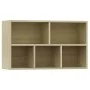 Regal/Sideboard aus Eichenfarbenem Sperrholz 50x25x80cm von vidaXL, Bücherregale und Regale - Ref: Foro24-800165, Preis: 50,4...