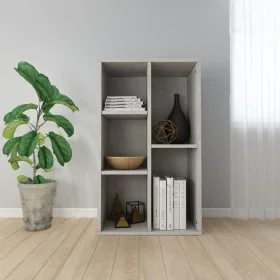 Graues Sperrholzregal/Sideboard 50x25x80 cm von vidaXL, Bücherregale und Regale - Ref: Foro24-800166, Preis: 44,98 €, Rabatt: %