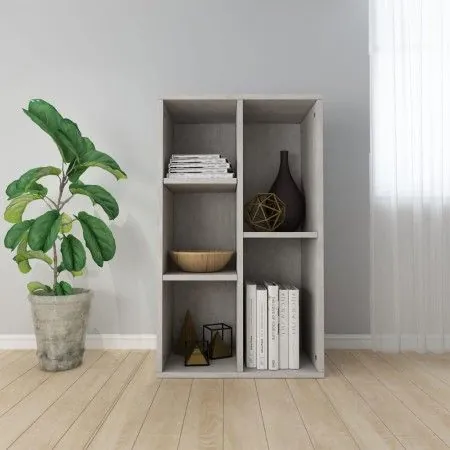 Estantería/Aparador madera contrachapada gris 50x25x80 cm de vidaXL, Librerías y estanterías - Ref: Foro24-800166, Precio: 44...