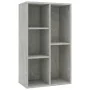 Estantería/Aparador madera contrachapada gris 50x25x80 cm de vidaXL, Librerías y estanterías - Ref: Foro24-800166, Precio: 44...