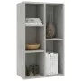 Estantería/Aparador madera contrachapada gris 50x25x80 cm de vidaXL, Librerías y estanterías - Ref: Foro24-800166, Precio: 44...