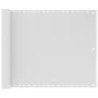 White HDPE balcony awning 75x500 cm by vidaXL, Umbrellas - Ref: Foro24-310862, Price: 18,43 €, Discount: %