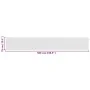 White HDPE balcony awning 75x500 cm by vidaXL, Umbrellas - Ref: Foro24-310862, Price: 18,43 €, Discount: %
