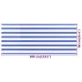 Yellow and white HDPE balcony awning 90x300 cm by vidaXL, Umbrellas - Ref: Foro24-310888, Price: 11,58 €, Discount: %