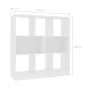 Regal Bücherregal Sperrholz weiß 97,5x29,5x100cm von vidaXL, Bücherregale und Regale - Ref: Foro24-800171, Preis: 76,67 €, Ra...
