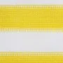 Yellow and white HDPE balcony awning 120x600 cm by vidaXL, Umbrellas - Ref: Foro24-310883, Price: 17,21 €, Discount: %