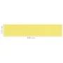 Yellow and white HDPE balcony awning 120x600 cm by vidaXL, Umbrellas - Ref: Foro24-310883, Price: 17,21 €, Discount: %
