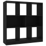 Estantería librería madera contrachapada negro 97,5x29,5x100cm de vidaXL, Librerías y estanterías - Ref: Foro24-800172, Preci...