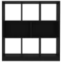 Black plywood bookcase shelf 97.5x29.5x100cm by vidaXL, Bookcases and shelves - Ref: Foro24-800172, Price: 74,34 €, Discount: %