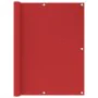 Toldo para balcón HDPE rojo 120x300 cm de vidaXL, Sombrillas - Ref: Foro24-311012, Precio: 14,12 €, Descuento: %
