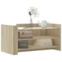 Mesa de centro madera de ingeniería roble Sonoma 100x50x50 cm de , Mesas de centro - Ref: Foro24-848348, Precio: 70,01 €, Des...