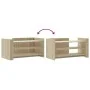 Wohnzimmertisch aus Sonoma-Eiche Spanplatte 100x50x50 cm von , Couchtisch - Ref: Foro24-848348, Preis: 70,01 €, Rabatt: %