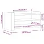 Mesa de centro madera de ingeniería roble Sonoma 100x50x50 cm de , Mesas de centro - Ref: Foro24-848348, Precio: 70,01 €, Des...