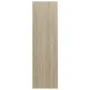 Estantería madera contrachapada blanco y roble 97,5x29,5x100 cm de vidaXL, Librerías y estanterías - Ref: Foro24-800176, Prec...