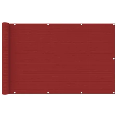 Red HDPE balcony awning 120x600 cm by vidaXL, Umbrellas - Ref: Foro24-311015, Price: 26,09 €, Discount: %