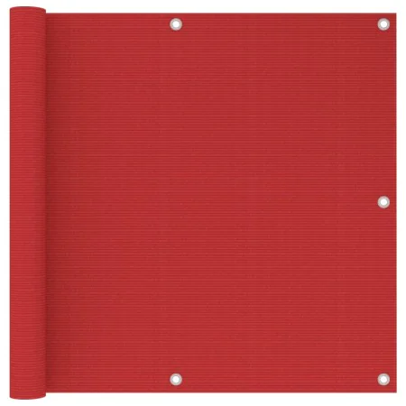 Rote HDPE-Balkonmarkise 90x600 cm von vidaXL, Sonnenschirme - Ref: Foro24-311011, Preis: 26,68 €, Rabatt: %