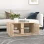 Mesa de centro de madera maciza de pino 80x50x40 cm de vidaXL, Mesas de centro - Ref: Foro24-814419, Precio: 64,44 €, Descuen...