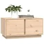 Mesa de centro de madera maciza de pino 80x50x40 cm de vidaXL, Mesas de centro - Ref: Foro24-814419, Precio: 64,44 €, Descuen...