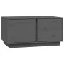 Couchtisch aus massivem grauem Kiefernholz, 80 x 50 x 40 cm von vidaXL, Couchtisch - Ref: Foro24-814421, Preis: 68,35 €, Raba...