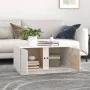 Couchtisch aus massivem weißem Kiefernholz, 80 x 50 x 40 cm von vidaXL, Couchtisch - Ref: Foro24-814420, Preis: 72,59 €, Raba...