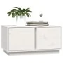Couchtisch aus massivem weißem Kiefernholz, 80 x 50 x 40 cm von vidaXL, Couchtisch - Ref: Foro24-814420, Preis: 72,59 €, Raba...