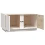 Couchtisch aus massivem weißem Kiefernholz, 80 x 50 x 40 cm von vidaXL, Couchtisch - Ref: Foro24-814420, Preis: 72,59 €, Raba...