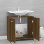 Badezimmerschrank aus braunem Eichensperrholz, 60 x 33 x 60 cm von vidaXL, Badezimmermöbel - Ref: Foro24-815527, Preis: 38,61...