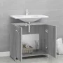 Armario de baño madera contrachapada gris Sonoma 60x33x60 cm de vidaXL, Muebles de baño - Ref: Foro24-815526, Precio: 49,20 €...