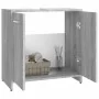 Armario de baño madera contrachapada gris Sonoma 60x33x60 cm de vidaXL, Muebles de baño - Ref: Foro24-815526, Precio: 49,20 €...