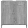 Armario de baño madera contrachapada gris Sonoma 60x33x60 cm de vidaXL, Muebles de baño - Ref: Foro24-815526, Precio: 49,20 €...